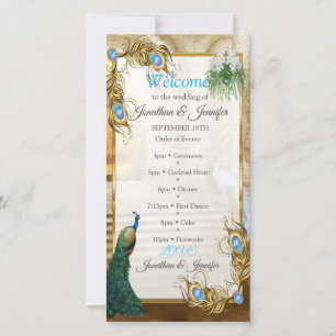 Golden Royal Peacock Tempel Wedding Dreams