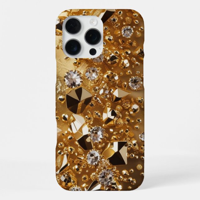 Golden Rush Phone Case iPhone 16 Pro Max Hülle (Rückseite)