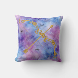 Golden Sagittarius Kissen