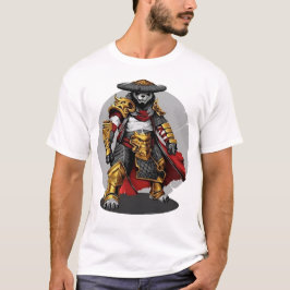 Golden Samurai Panda: Krieger der Elegance T-Shirt