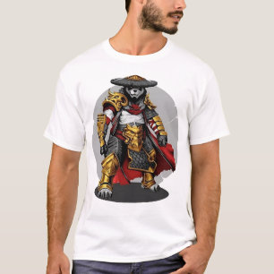 Golden Samurai Panda: Krieger der Elegance T-Shirt