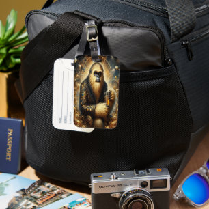 Golden Sasquatch Kosmische Sippe Gepäckanhänger