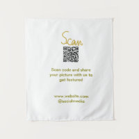 Golden Scan QR Glitzer einfach elegant