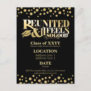 Golden school Reunion Postkarte