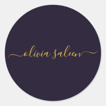 Golden Schwarz personalisiert