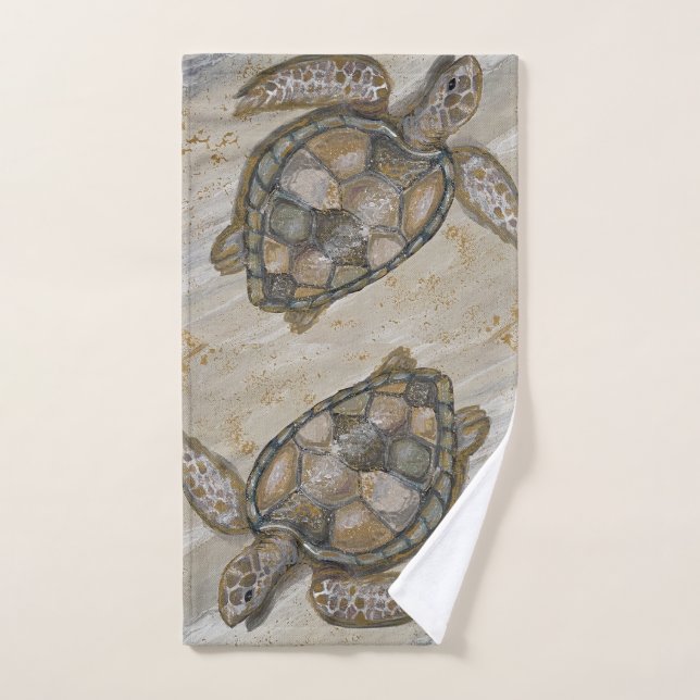 Golden Sea Turtle Handtuch (Handtuch)
