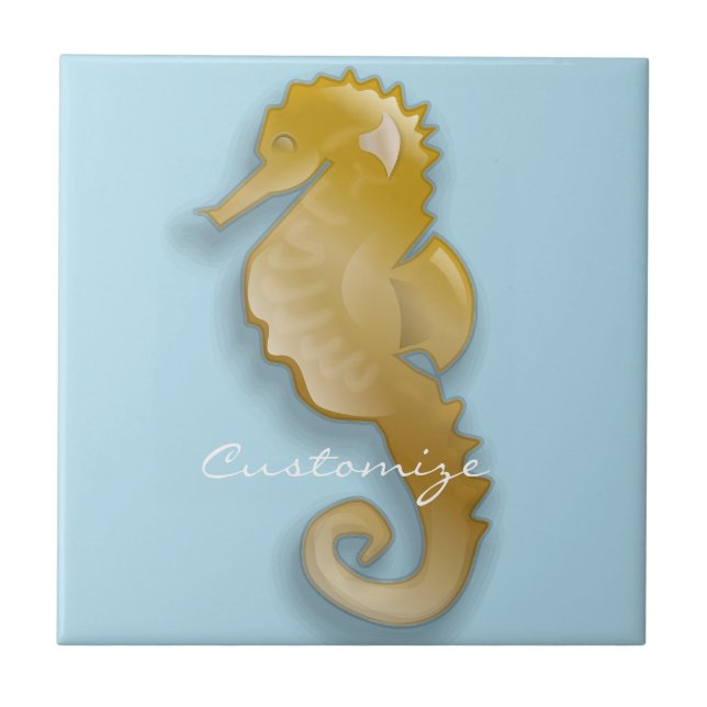Golden Seepferd Thunder_Cove Fliese (Vorderseite)