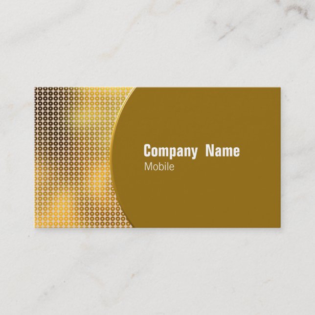 Golden Sequin Visitenkarte (Vorderseite)