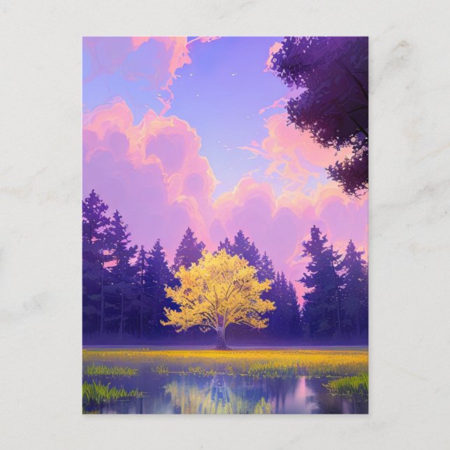 Golden Serenade Postkarte (Vorderseite)