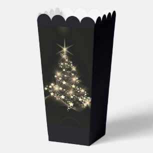 Golden Shine of Stars on Christmas Tree Dark Geschenkschachtel