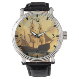 Golden Ship Armbanduhr