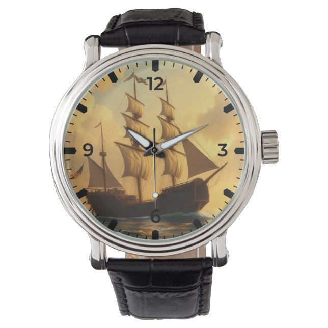 Golden Ship Armbanduhr (Vorderseite)