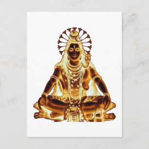 GOLDEN SHIVA POSTKARTE