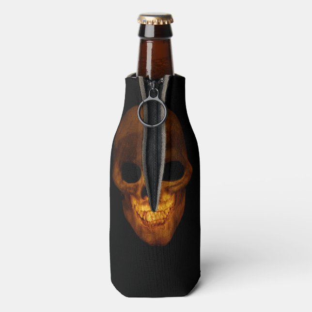 Golden Skull Split Head Flaschenkühler (Flasche Rückseite)