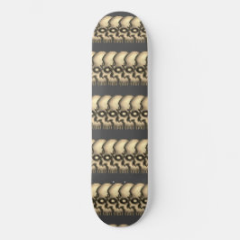 Golden Skulls Skateboard