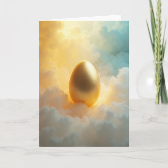 Golden Sky Ovoid Card Karte (Vorderseite)