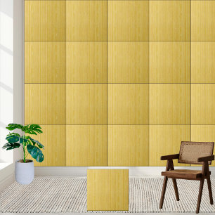 Golden Skylark Feather Pattern Keramik Tile Fliese