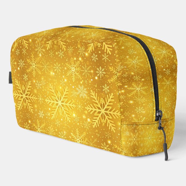 Golden Snow Waschbeutel (Rechte Ecke)