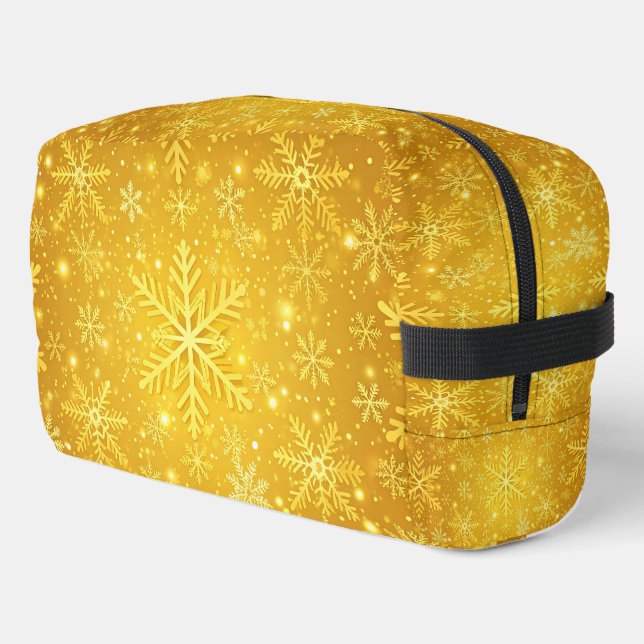 Golden Snow Waschbeutel (Linke Seite)