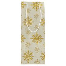 golden snowflakes