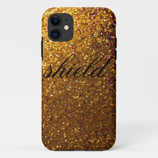 "Golden Sparkle Case" Case-Mate iPhone Hülle (Rückseite)