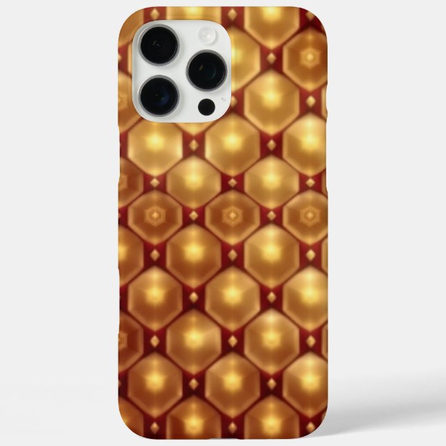 Golden Sphere Luxe iPhone 16 Pro Max Hülle (Rückseite)