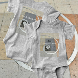 Golden Spiral Ästhetisch Personalisiert anlockend Baby Strampler