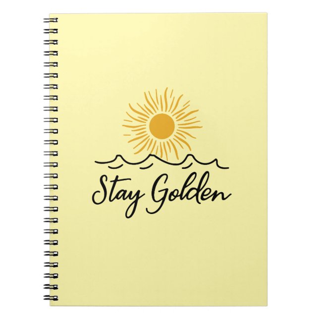 Golden Spiral Foto Notebook bleibe Notizblock (Vorderseite)