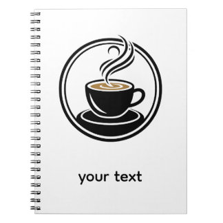 Golden Spiral in Darkness – Minimalist Design Notizblock