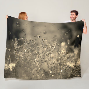 Golden Splash Fleecedecke