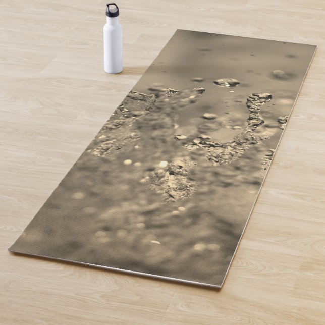 Golden Splash Yogamatte (Beispiel)