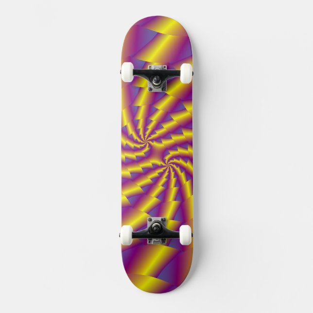 Golden Spring Spiral Skateboard (Vorderseite)