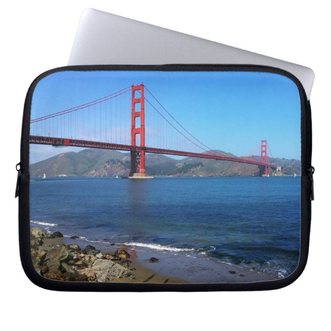 Golden Staat Bridge - San Francisco, Kalifornien Laptopschutzhülle (Vorderseite)