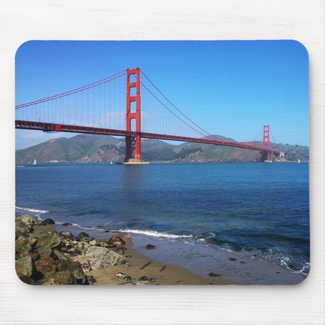 Golden Staat Bridge - San Francisco, Kalifornien Mousepad (Vorne)