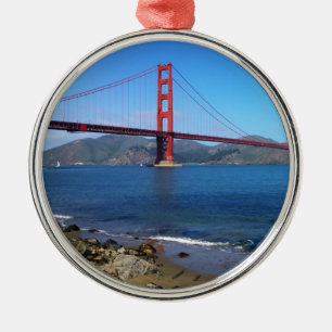 Golden Staat Bridge - San Francisco, Kalifornien Ornament Aus Metall
