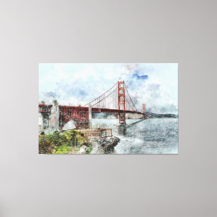 Golden Staat Bridge San Francisco Leinwanddruck