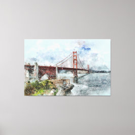 Golden Staat Bridge San Francisco Leinwanddruck