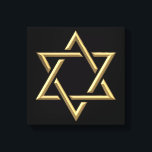 Golden Star von David Leinwanddruck<br><div class="desc">Der Goldene Stern von David Feel kann mit den großartigen Anpassungswerkzeugen von Zazzle eigene Worte und Bilder hinzufügen. Dieses Design ist auch auf Dutzenden anderer Produkte erhältlich. Danke, dass du vorbeigekommen bist! Gott segne!</div>