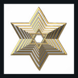 Golden Star von David Poster<br><div class="desc">Der Goldene Stern von David Feel kann mit den großartigen Anpassungswerkzeugen von Zazzle eigene Worte und Bilder hinzufügen. Dieses Design ist auch auf Dutzenden anderer Produkte erhältlich. Danke, dass du vorbeigekommen bist! Gott segne!</div>