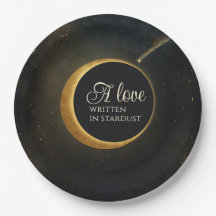 Golden Stardust Eclipse Celestial Wedding