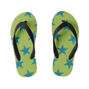 Golden Stars Muster 20 Kinderbadesandalen
