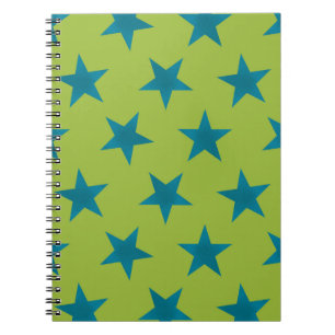 Golden Stars Muster 20 Notizblock