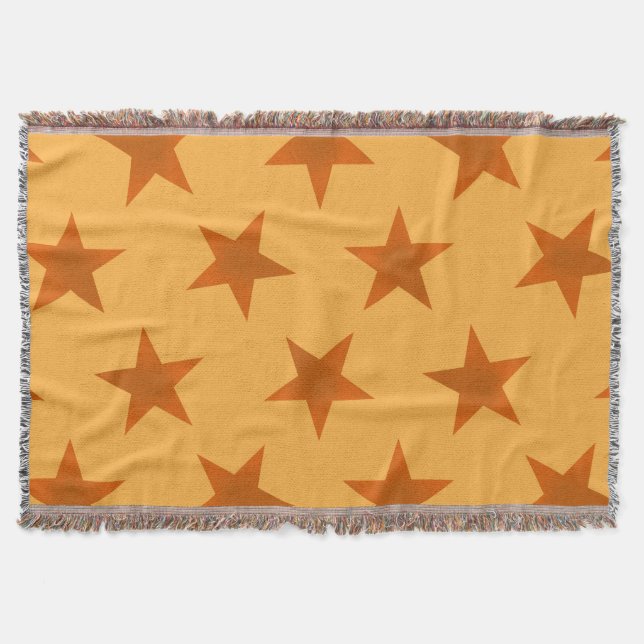 Golden Stars Muster 2 Decke (Vorderseite)