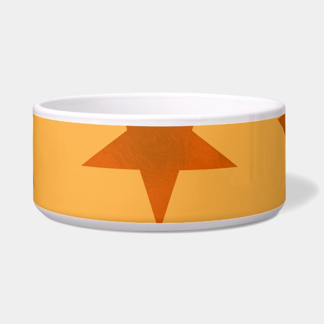 Golden Stars Muster 2 Napf (Vorderseite)
