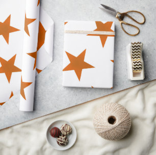 Golden Stars Muster 6 Geschenkpapier