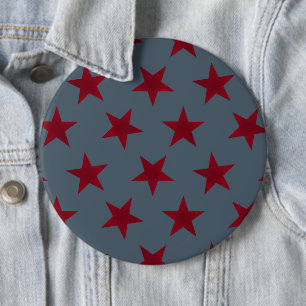 Golden Stars Muster 9 Button