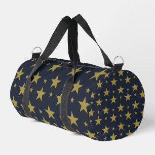 Golden Stars on Navy Blue - Elegant und zeitlos Duffle Bag