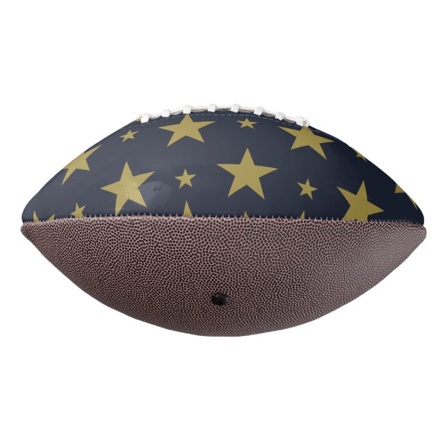 Golden Stars on Navy Blue - Elegant und zeitlos Football (Gedreht 270)