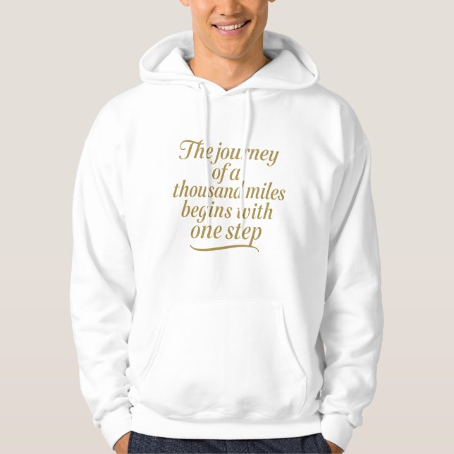 Golden Step Forward Hoodie (Vorderseite)