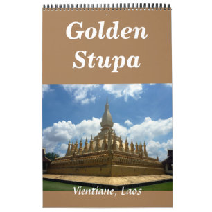 golden stupa laos kalender
